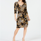 Vestido tubinho estampado feminino Thalia Sodi bege tamanho médio