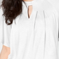 Thalia Sodi Top Feminino Keyhole Branco Tamanho Grande