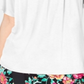 Thalia Sodi Top Feminino Keyhole Branco Tamanho Grande