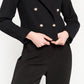 Blazer Cropped de Tweed Feminino Royalty By Maluma Preto Tamanho X-S