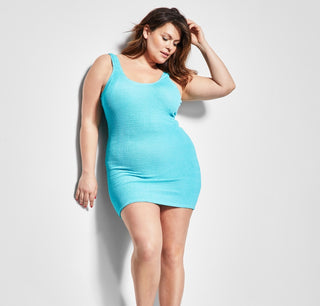 Vestido curto justo feminino Royalty By Maluma azul