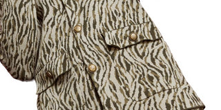 Jaqueta de suéter jacquard relaxada masculina Royalty by Maluma, bege, tamanho extragrande