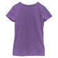 Camiseta estampada com sabre de luz Star Wars Girl's May the Force Be With You, roxa, tamanho extragrande