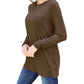 Basic Bae - Luxe Long Sleeve Top With Pockets