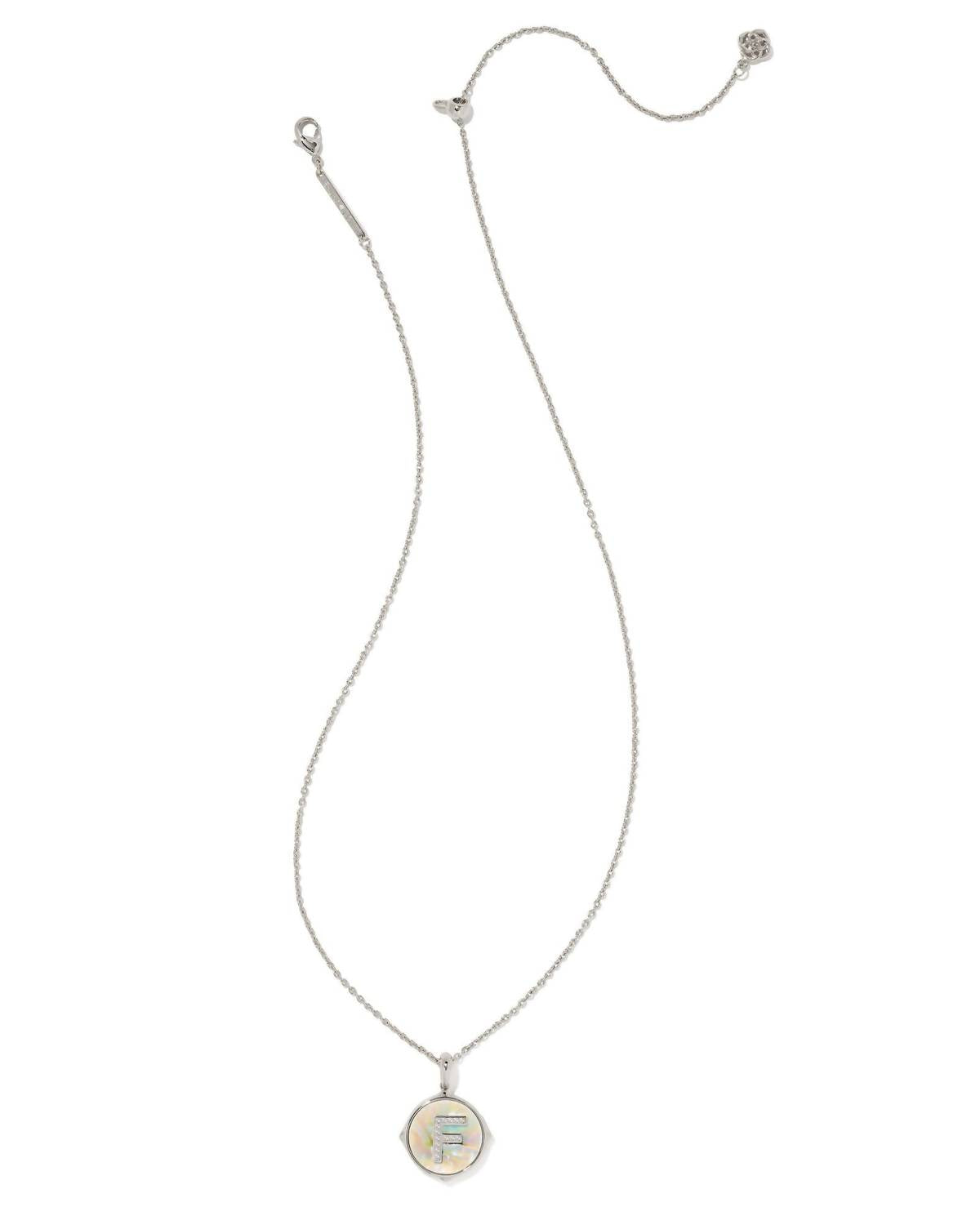 Kendra Scott - Letter F Disc Reversable Pendant Necklace