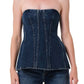 Agolde - Lara Corset Flare Top