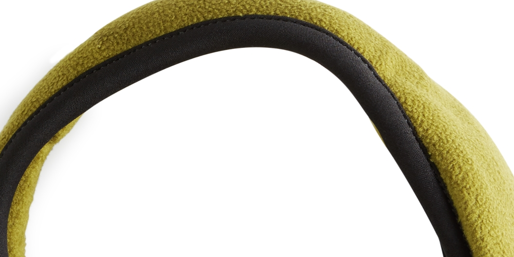 Protetores auriculares de lã masculinos Ur Gloves, verde, tamanho regular