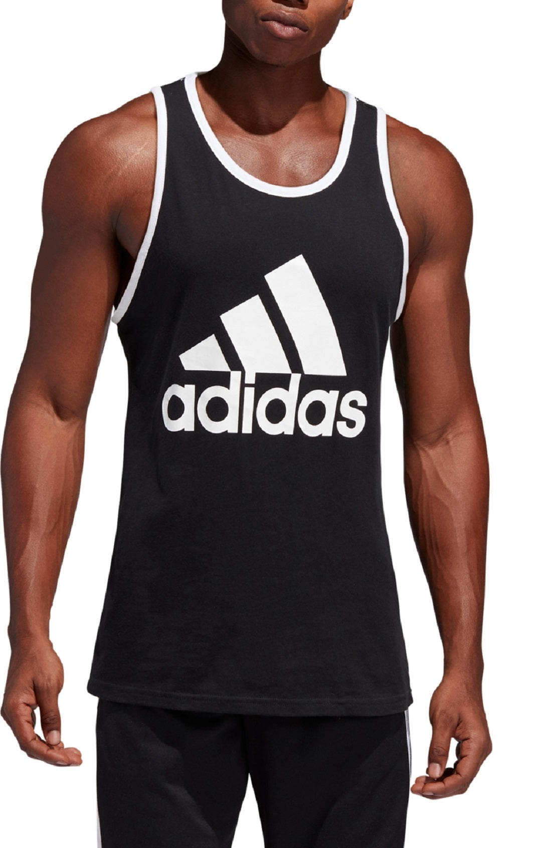 Regata Adidas Masculina Logo Preta Tamanho XXG
