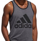 Regata Adidas Logo Masculina Cinza Tamanho P