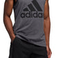 Regata Adidas Logo Masculina Cinza Tamanho P