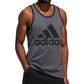 Regata Adidas Logo Masculina Cinza Tamanho P