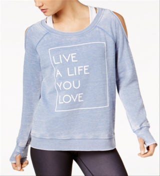 Blusa feminina com estampa de ombro descoberto ID Ideology azul