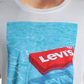 Camiseta Levi's Masculina com Logotipo Flutuante, Branca, Tamanho Grande