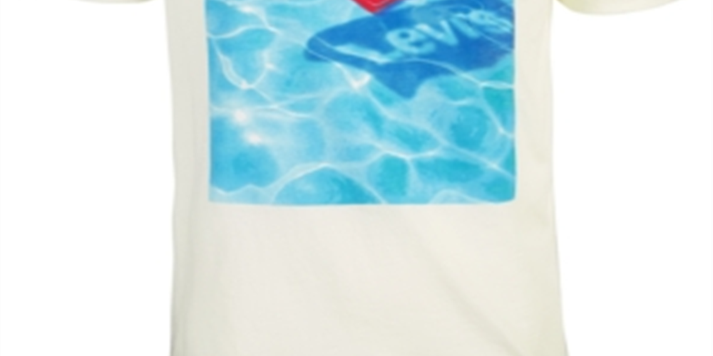 Camiseta Levi's Masculina com Logotipo Flutuante, Branca, Tamanho XXG