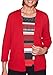 Alfred Dunner Petite Sutton Place Top em camadas feminino tamanho PXL