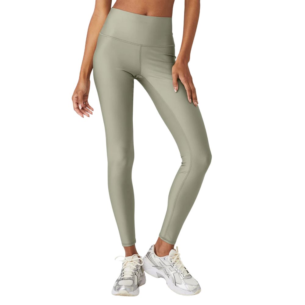 Leggings Alo Airlift de cintura alta em calcário, tamanho X-S