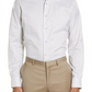 Camisa xadrez David Donahue Trim Fit em branco/duna, tamanho 15,5 - 34