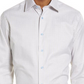 Camisa xadrez David Donahue Trim Fit em branco/duna, tamanho 15,5 - 34