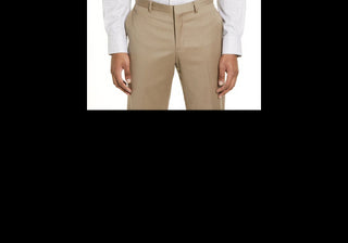 Camisa social masculina David Donahue branca/com acabamento Dune, tamanho 15,5 a 32