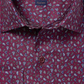Camisa David Donahue tamanho 16 vinho mini paisley