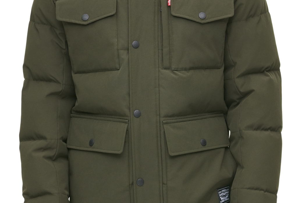 zara-men-green-quilted-parka-hoody-jacket-size-m