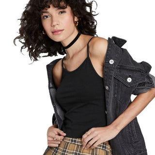 Regata feminina preta Wild Fable, tamanho P