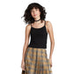 Regata feminina preta Wild Fable, tamanho P