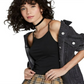 Regata feminina preta Wild Fable, tamanho P