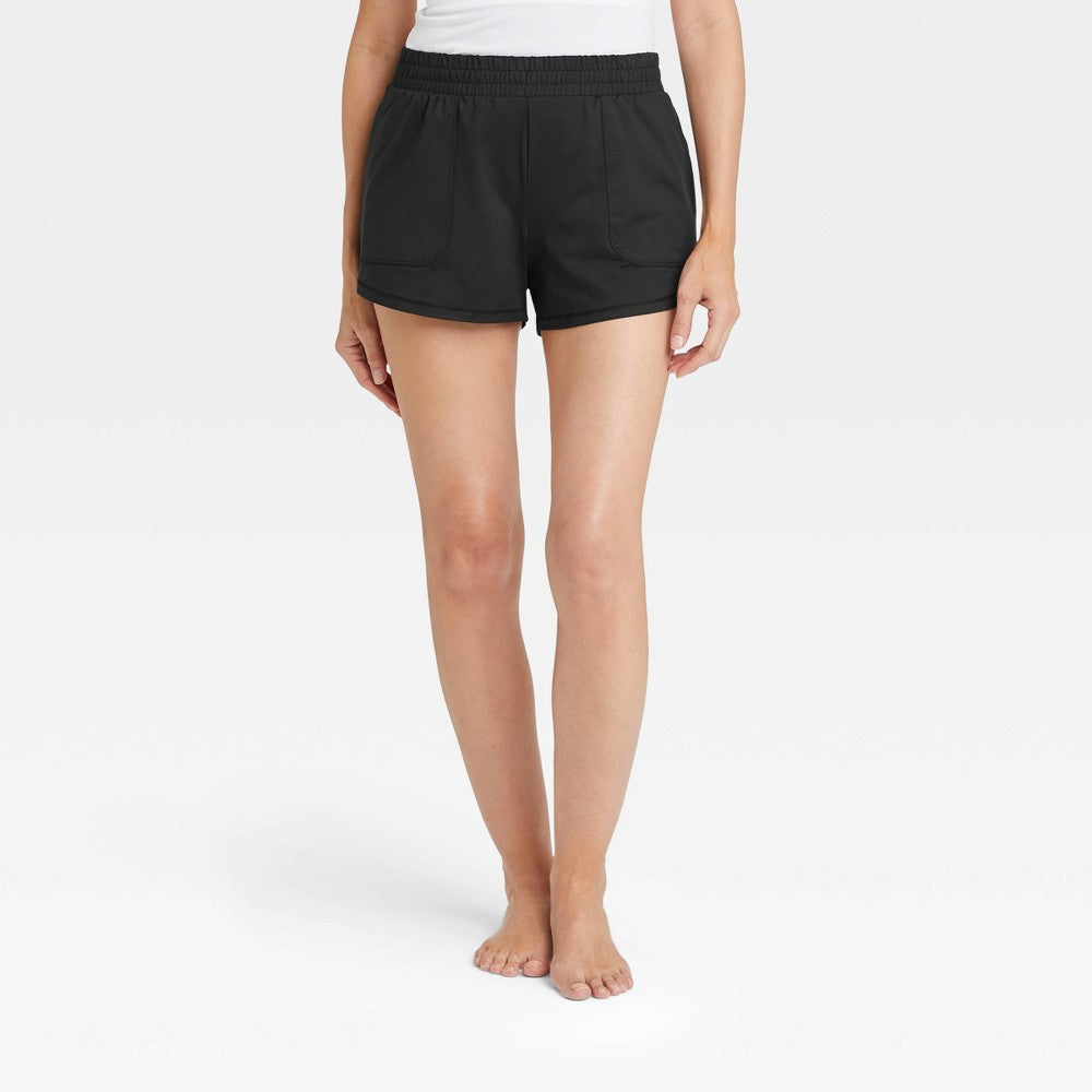 Shorts de malha All in Motion de cintura média 3,5 preto tamanho M