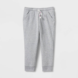 Calça jogger de lã lisa para meninas, tamanho 5T, cinza, Cat &amp; Jack