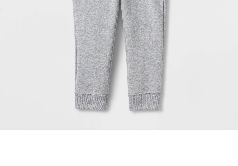 Calça jogger de lã lisa para meninas, tamanho 5T, cinza, Cat &amp; Jack