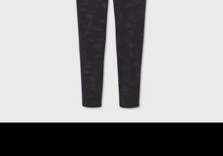 Leggings femininas All In Motion com estampa camuflada preta premium e cintura ultra alta, tamanho P