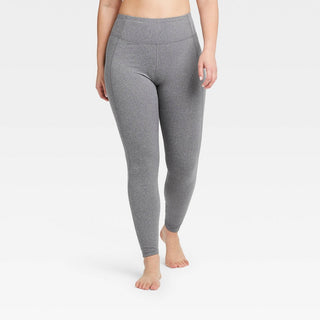 Leggings All in Motion Simplicity de cintura média, tamanho 27, carvão, tamanho M