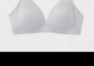 Women's Lightly Lined Wirefree Lounge Bra Auden Light Gray Size 38D
