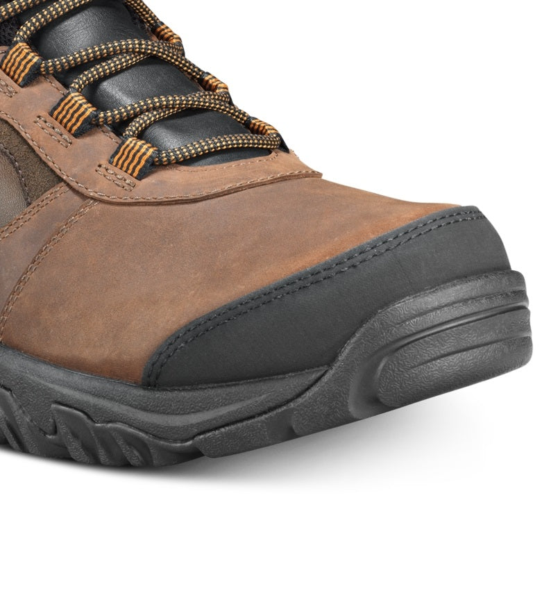 Botas de caminhada Timberland Mt. Major Mid impermeáveis ​​masculinas, marrom, tamanho 8