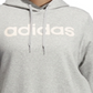 Moletom com capuz adidas Essentials Fleece feminino cinza tamanho 3X