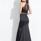 Rachel Allan - Lace Stretch Satin Two-piece Gown