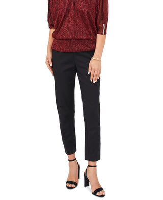 Top feminino MSK com decote profundo e ombros descobertos, vermelho, tamanho pequeno médio