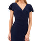 Vestido tubinho feminino MSK azul tamanho grande