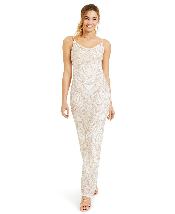 Jump Apparel Vestido feminino com glitter, branco, tamanho 3