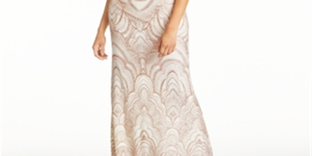 Vestido feminino Jump com estampa brilhante, sem mangas, gola quadrada, comprimento total, formal, branco, tamanho 13-14