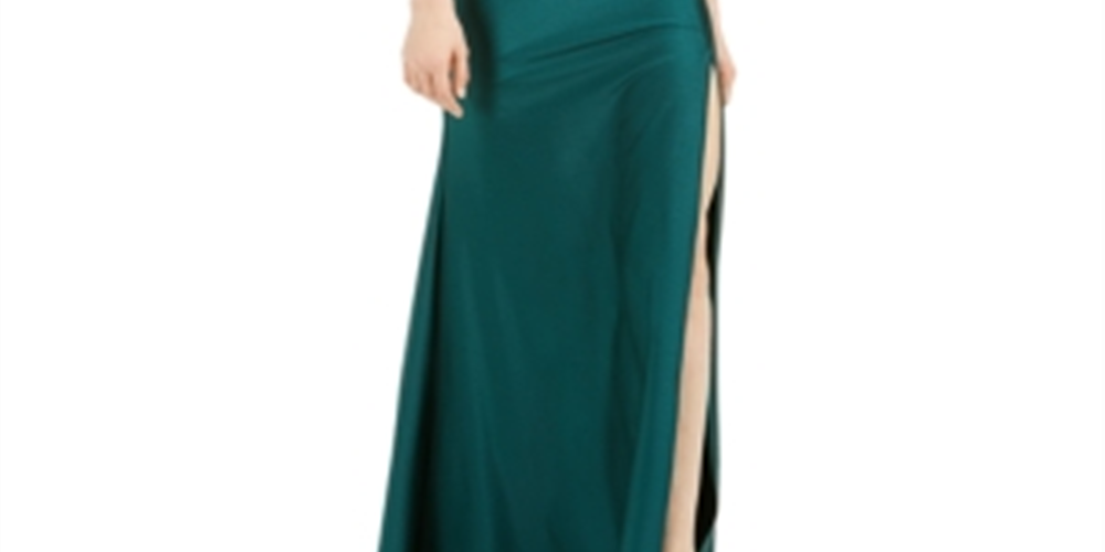 Vestido sem alças franzido Jump Junior's Verde Tamanho 0