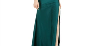 Vestido sem alças franzido Jump Junior's Verde Tamanho 0