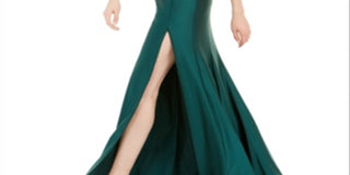 Vestido sem alças franzido Jump Junior's verde tamanho 9-10