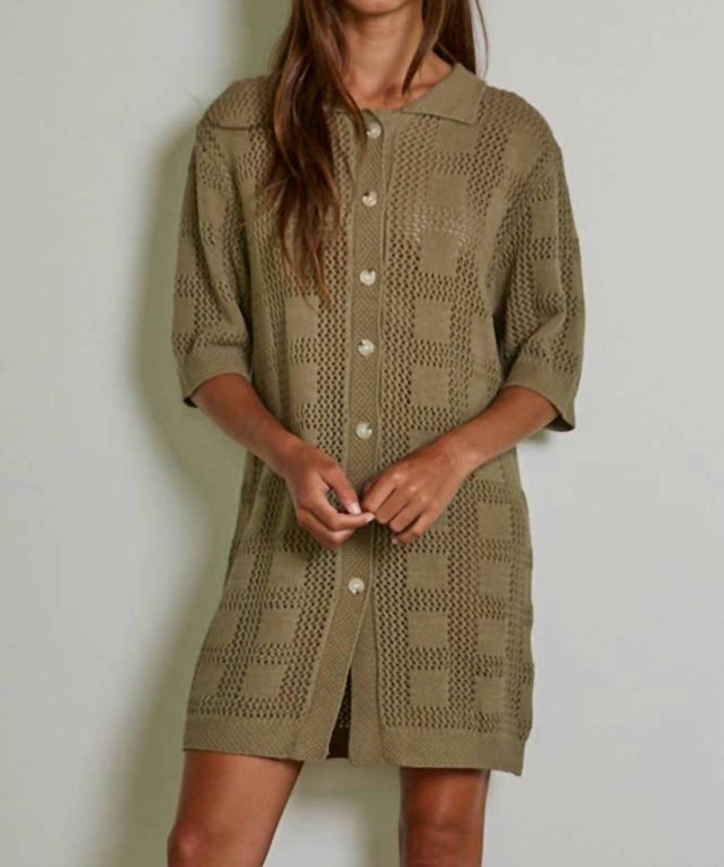 By Together - Sweater Cardigan Mini Dress