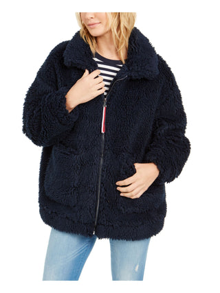 Casaco Sherpa Feminino Tommy Hilfiger Tamanho P
