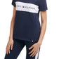 Camiseta Tommy Hilfiger Sport Colorblocked Logo Feminina Azul Tamanho X-G