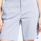 Tommy Hilfiger Shorts Chino Hollywood Feminino Th Flex 9 Polegadas Azul Tamanho 10