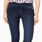 Calça jeans skinny slim fit Tommy Hilfiger feminina, azul, tamanho 12