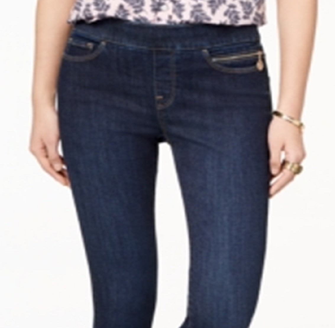 Calça jeans skinny slim fit Tommy Hilfiger feminina, azul, tamanho 12